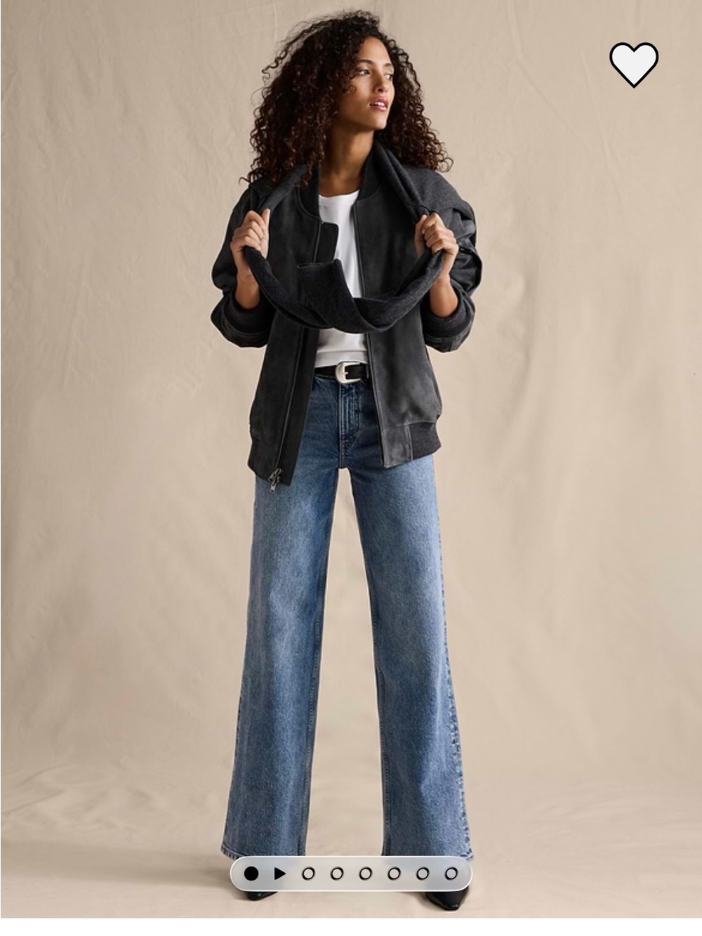Banana republic wide leg jeans